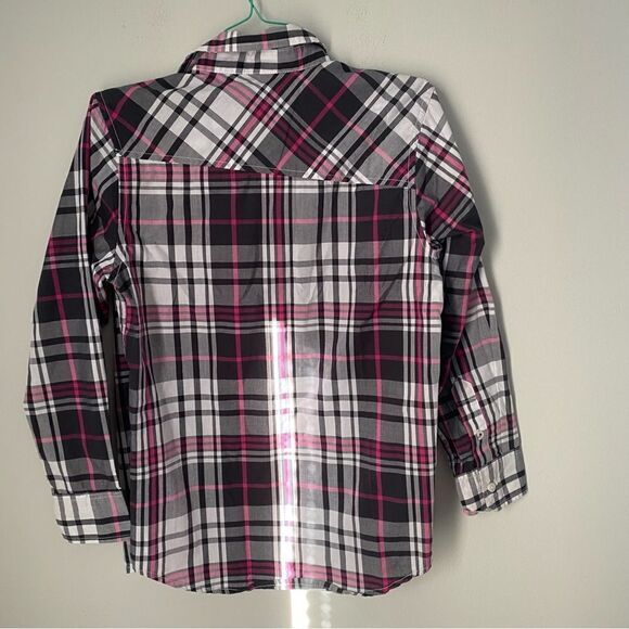 Old Navy Boys’ Checkered Button Down Shirt - Picture 3 of 3